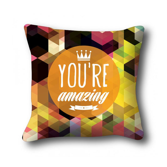 Coussin tableau vintage