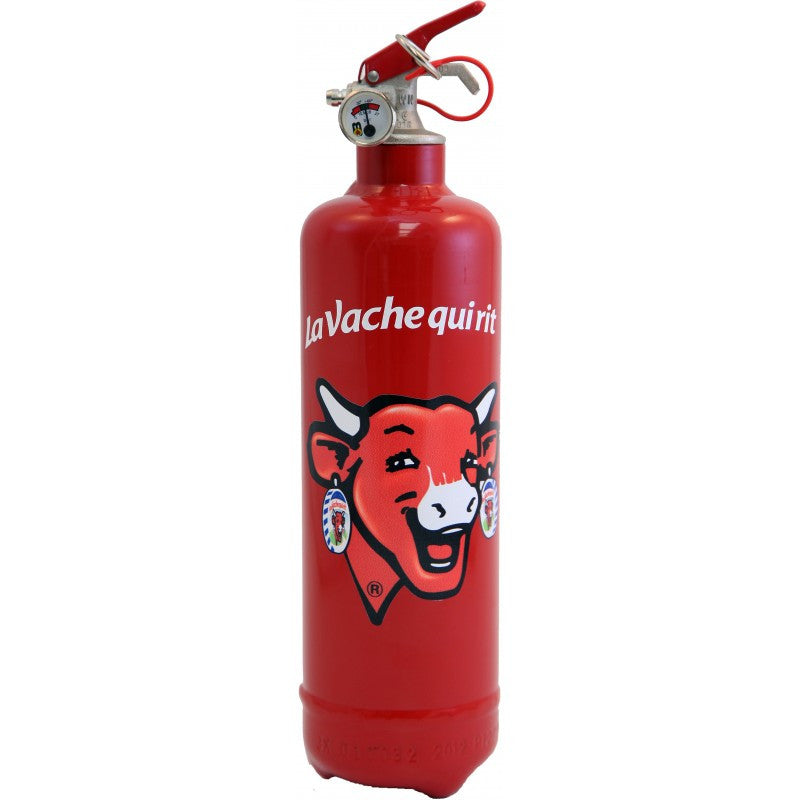 Extincteur vache qui rit rouge Fire Design